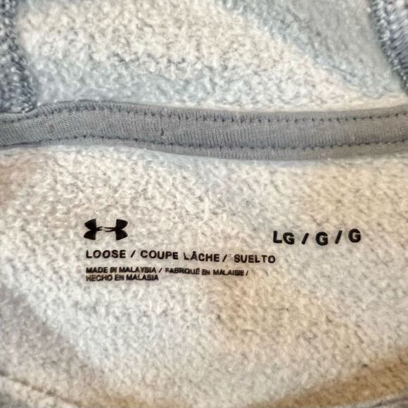 Under Armour Women’s Tape Wordmark Hoodie Size Large - Picture 10 of 12